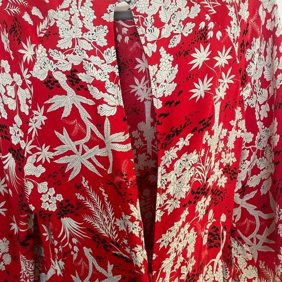 Beautiful TopShop Red Printed Dress - Picture 8 of 8